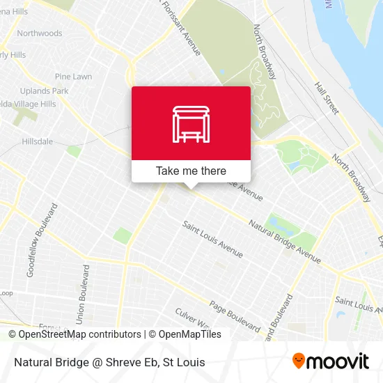 Mapa de Natural Bridge @ Shreve Eb