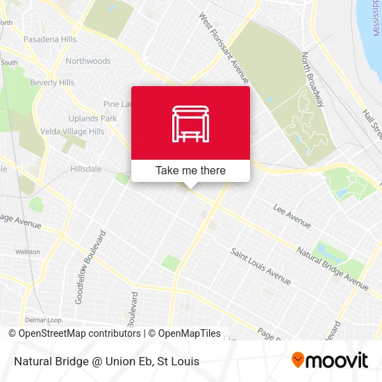 Mapa de Natural Bridge @ Union Eb