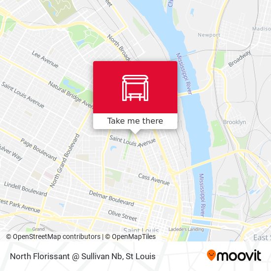 North Florissant @ Sullivan Nb map