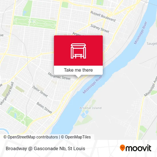 Mapa de Broadway @ Gasconade Nb