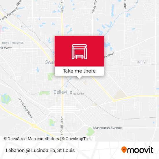 Lebanon @ Lucinda Eb map