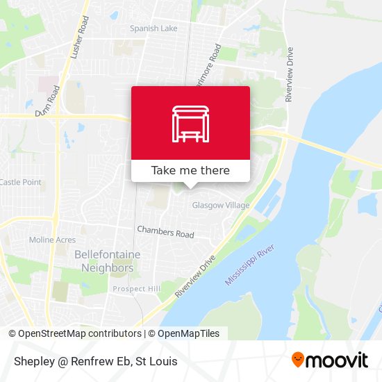 Mapa de Shepley @ Renfrew Eb