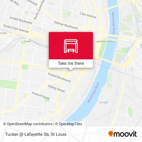 Mapa de Tucker @ Lafayette Sb