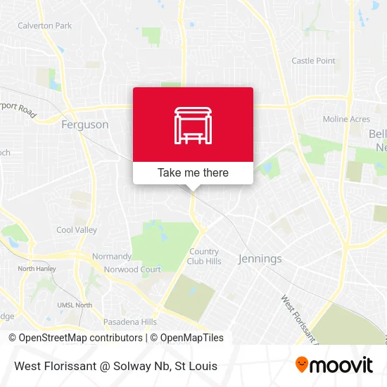 Mapa de West Florissant @ Solway Nb