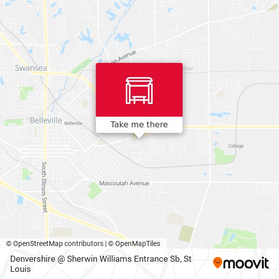 Mapa de Denvershire @ Sherwin Williams Entrance Sb