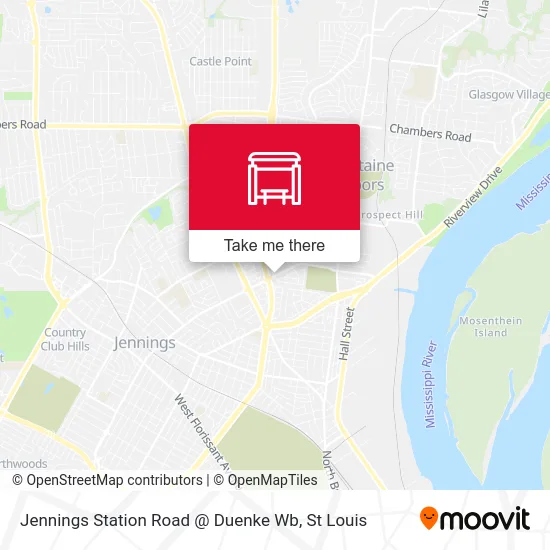 Jennings Station Road @ Duenke Wb map