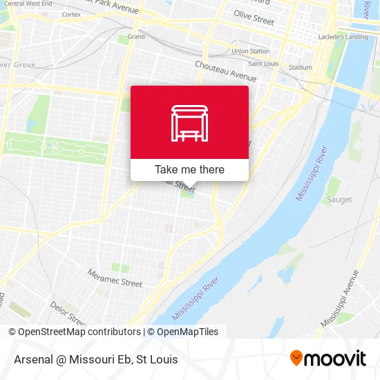 Arsenal @ Missouri Eb map