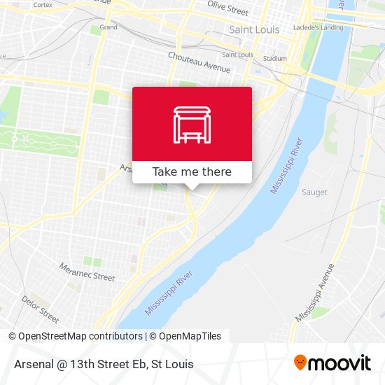 Arsenal @ 13th Street Eb map