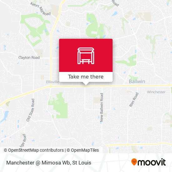 Manchester @ Mimosa Wb map