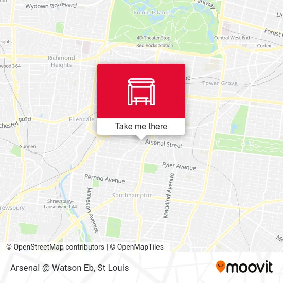 Mapa de Arsenal @ Watson Eb