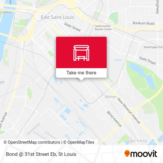 Bond @ 31st Street Eb map