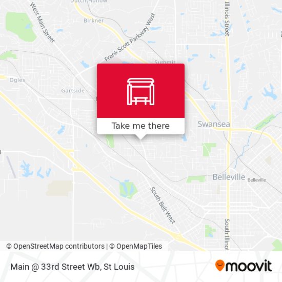 Main @ 33rd Street Wb map