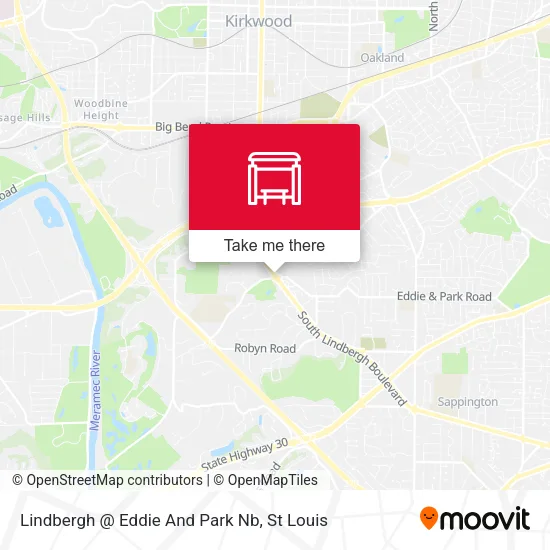 Mapa de Lindbergh @ Eddie And Park Nb