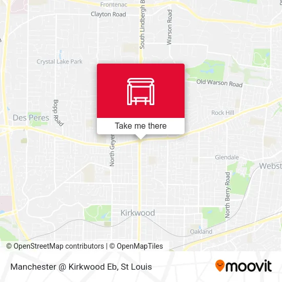 Mapa de Manchester @ Kirkwood Eb