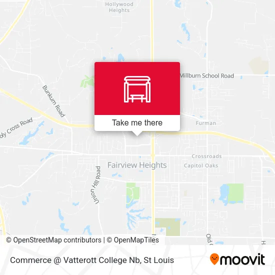 Commerce @ Vatterott College Nb map