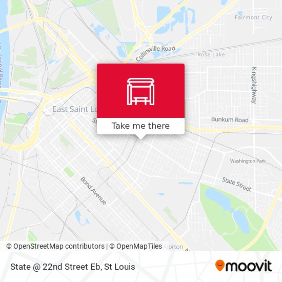 State @ 22nd Street Eb map
