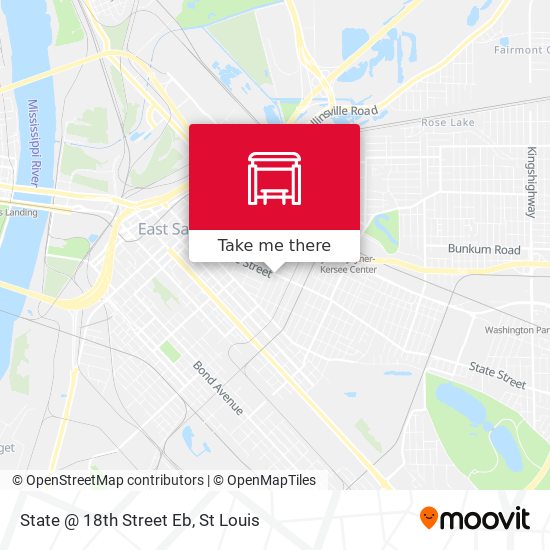 Mapa de State @ 18th Street Eb
