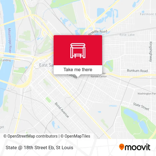 Mapa de State @ 18th Street Eb