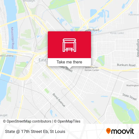 State @ 17th Street Eb map
