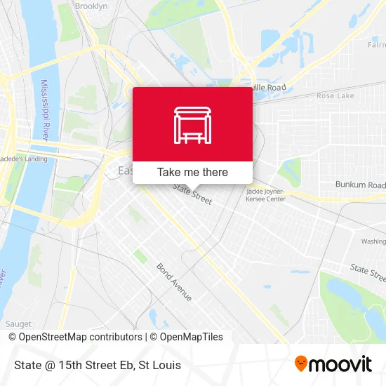 State @ 15th Street Eb map