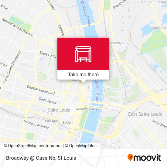Mapa de Broadway @ Cass Nb