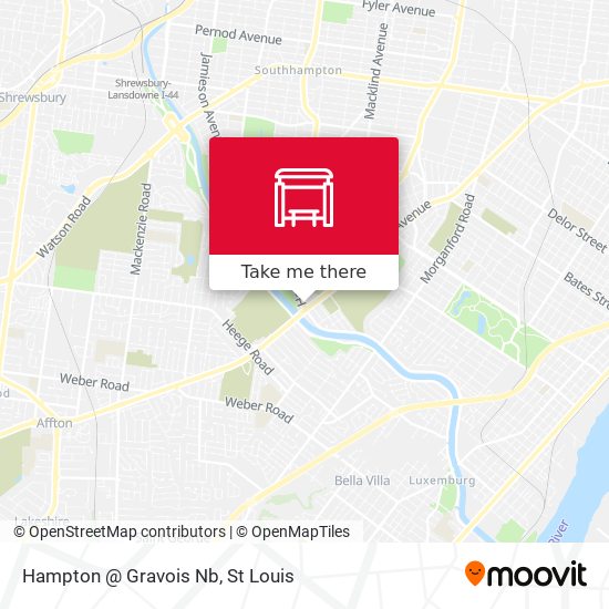 Hampton @ Gravois Nb map