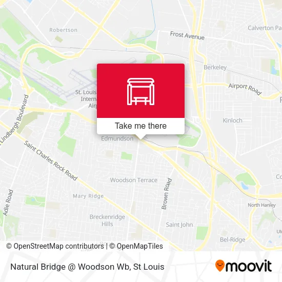 Mapa de Natural Bridge @ Woodson Wb