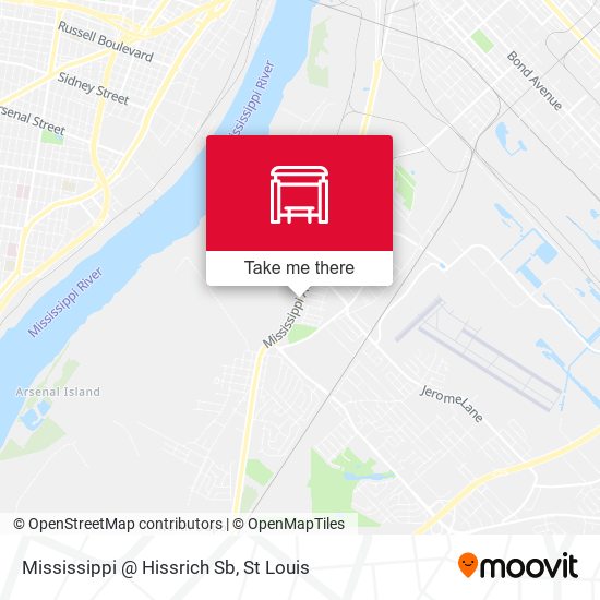 Mississippi @ Hissrich Sb map