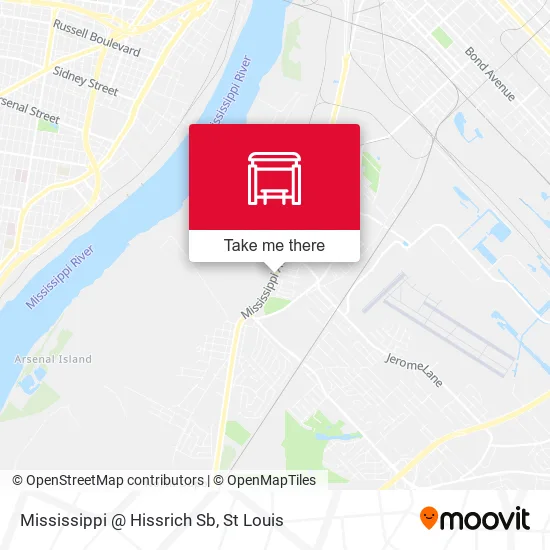 Mississippi @ Hissrich Sb map