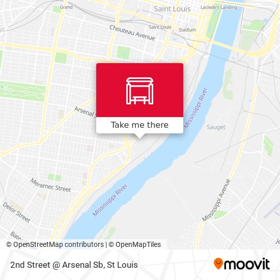 2nd Street @ Arsenal Sb map