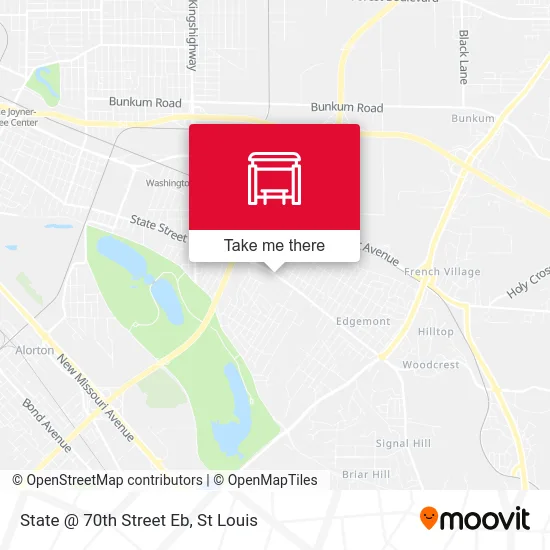 State @ 70th Street Eb map