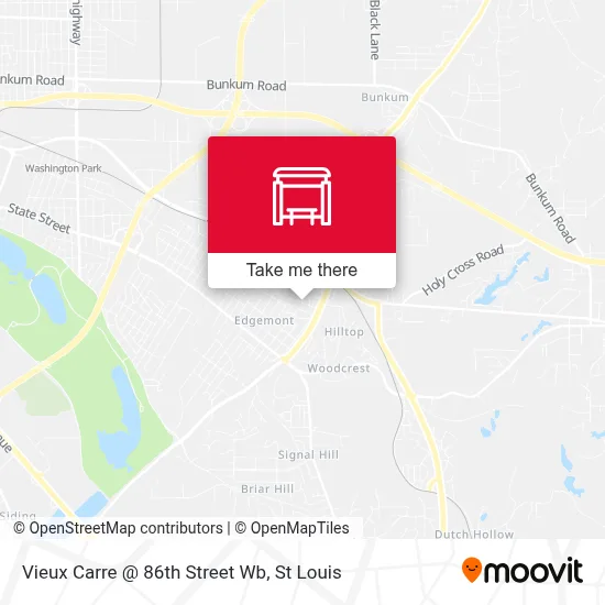 Vieux Carre @ 86th Street Wb map