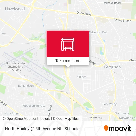 Mapa de North Hanley @ 5th Avenue Nb