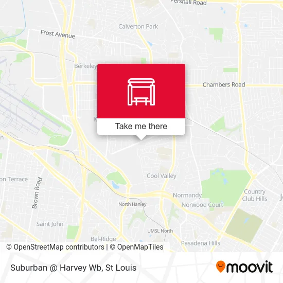 Suburban @ Harvey Wb map