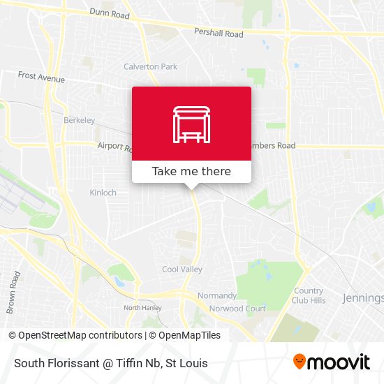 Mapa de South Florissant @ Tiffin Nb