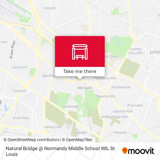 Mapa de Natural Bridge @ Normandy Middle School Wb