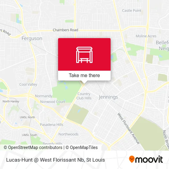 Mapa de Lucas-Hunt @ West Florissant Nb