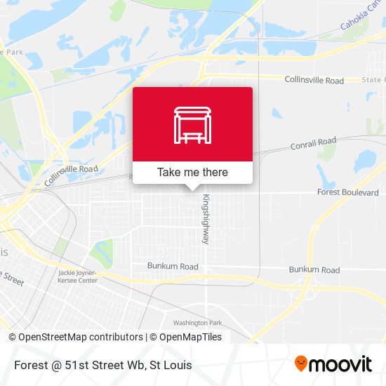 Mapa de Forest @ 51st Street Wb
