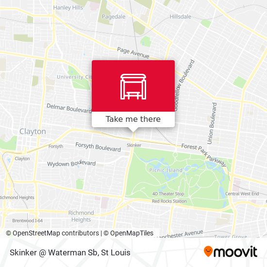 Skinker @ Waterman Sb map
