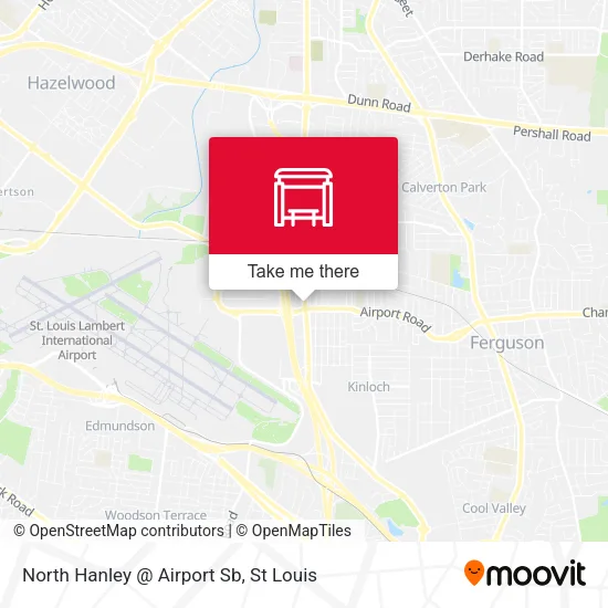 Mapa de North Hanley @ Airport Sb