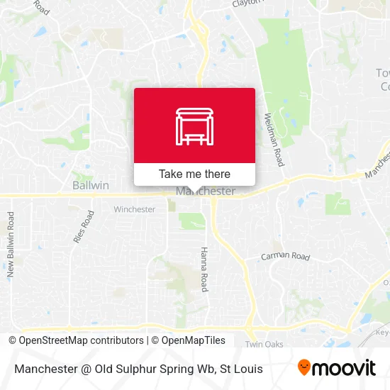 Mapa de Manchester @ Old Sulphur Spring Wb