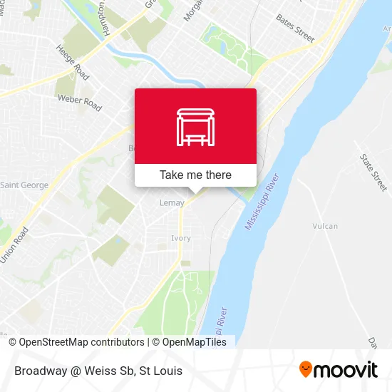 Broadway @ Weiss Sb map