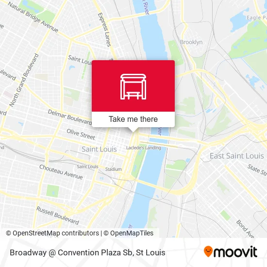 Mapa de Broadway @ Convention Plaza Sb