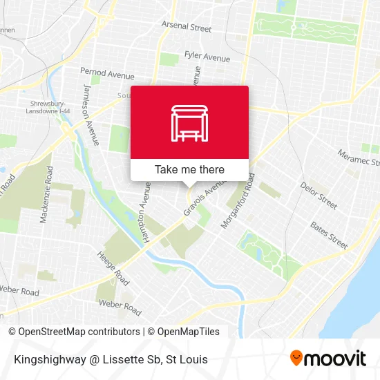Mapa de Kingshighway @ Lissette Sb