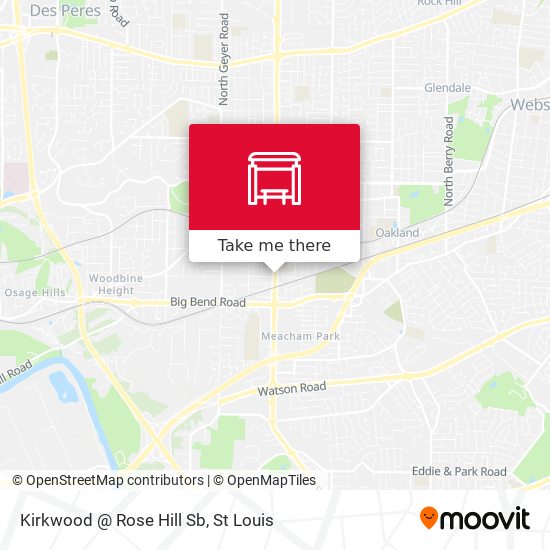 Kirkwood @ Rose Hill Sb map