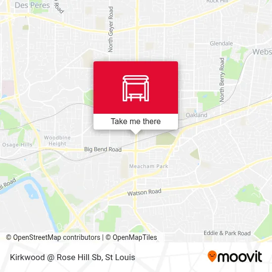 Kirkwood @ Rose Hill Sb map