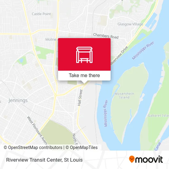 Riverview Transit Center map
