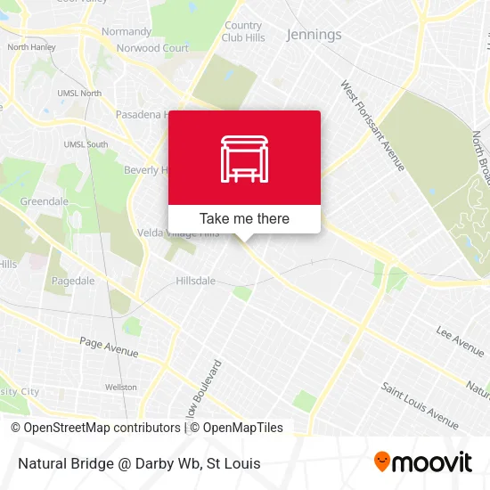 Mapa de Natural Bridge @ Darby Wb