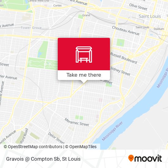 Mapa de Gravois @ Compton Sb