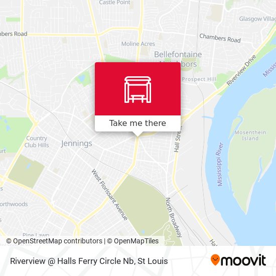 Riverview @ Halls Ferry Circle Nb map